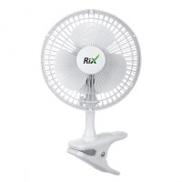 Вентилятор настольный с прищепкой Rix RDF-1500W/B