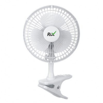 Вентилятор настольный с прищепкой Rix RDF-1500W/B